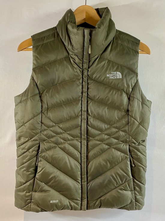The North Face Jackets & Blazers - The North Face Olive Green Aconcagua 550 Quilted Down Puffer Vest, size S